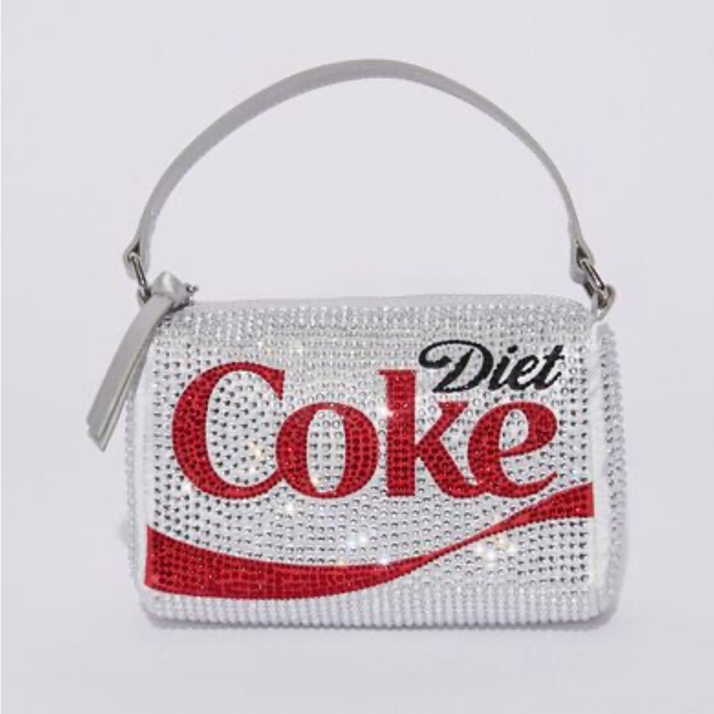 Coca-Cola Diet Coke X Forever 21 Rhinestone Handbag Limited Edition NWT